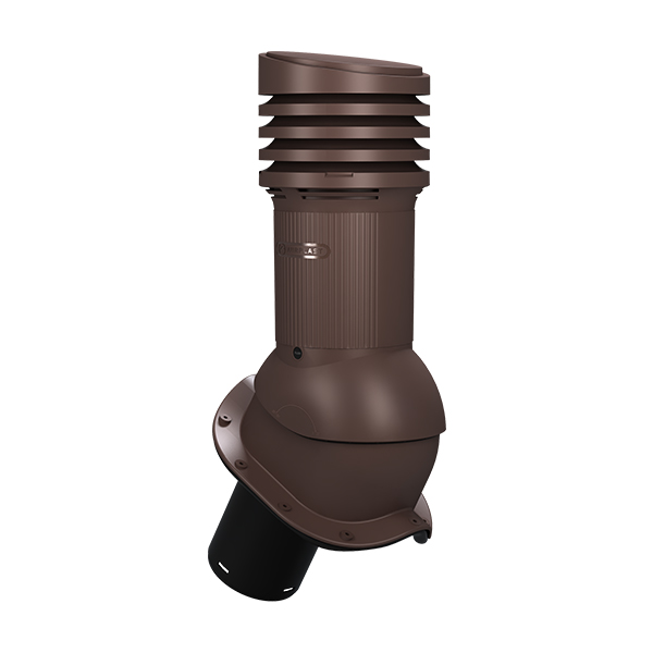 PERFEKTA EVO ventilācijas izvads NEIZOLĒTS 125d - Brūns